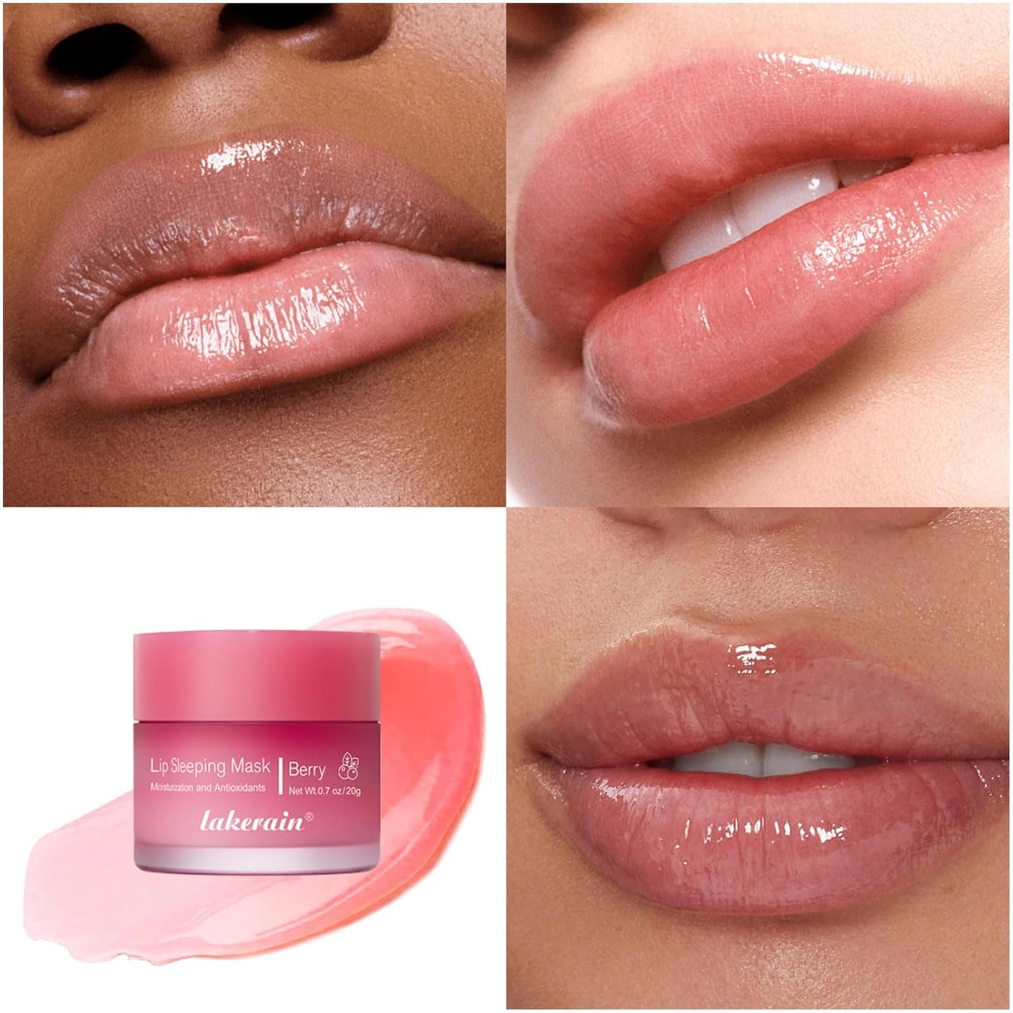 Hydrating Sleeping Lip Mask for Intense Overnight Moisture (Peach)