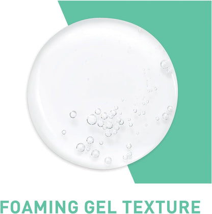 Foaming Cleanser Gel Face Wash for Normal to Oily Skin, Removes Oil without Disrupting the Protective Skin Barrier, for Face + Body, Niacinamide + Ceramides, Fragrance Free, Oil Control, 236Ml