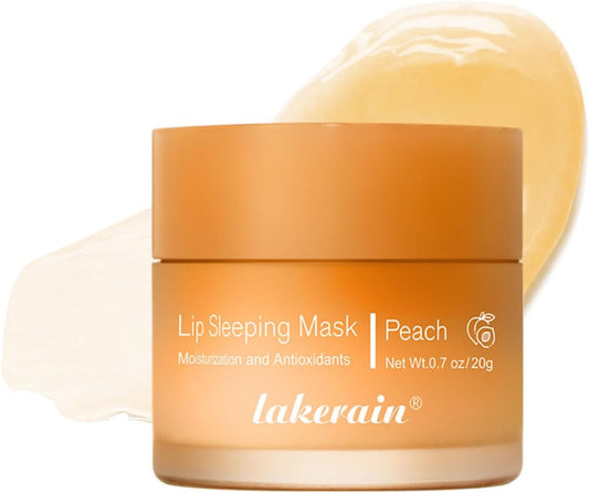 Hydrating Sleeping Lip Mask for Intense Overnight Moisture (Peach)
