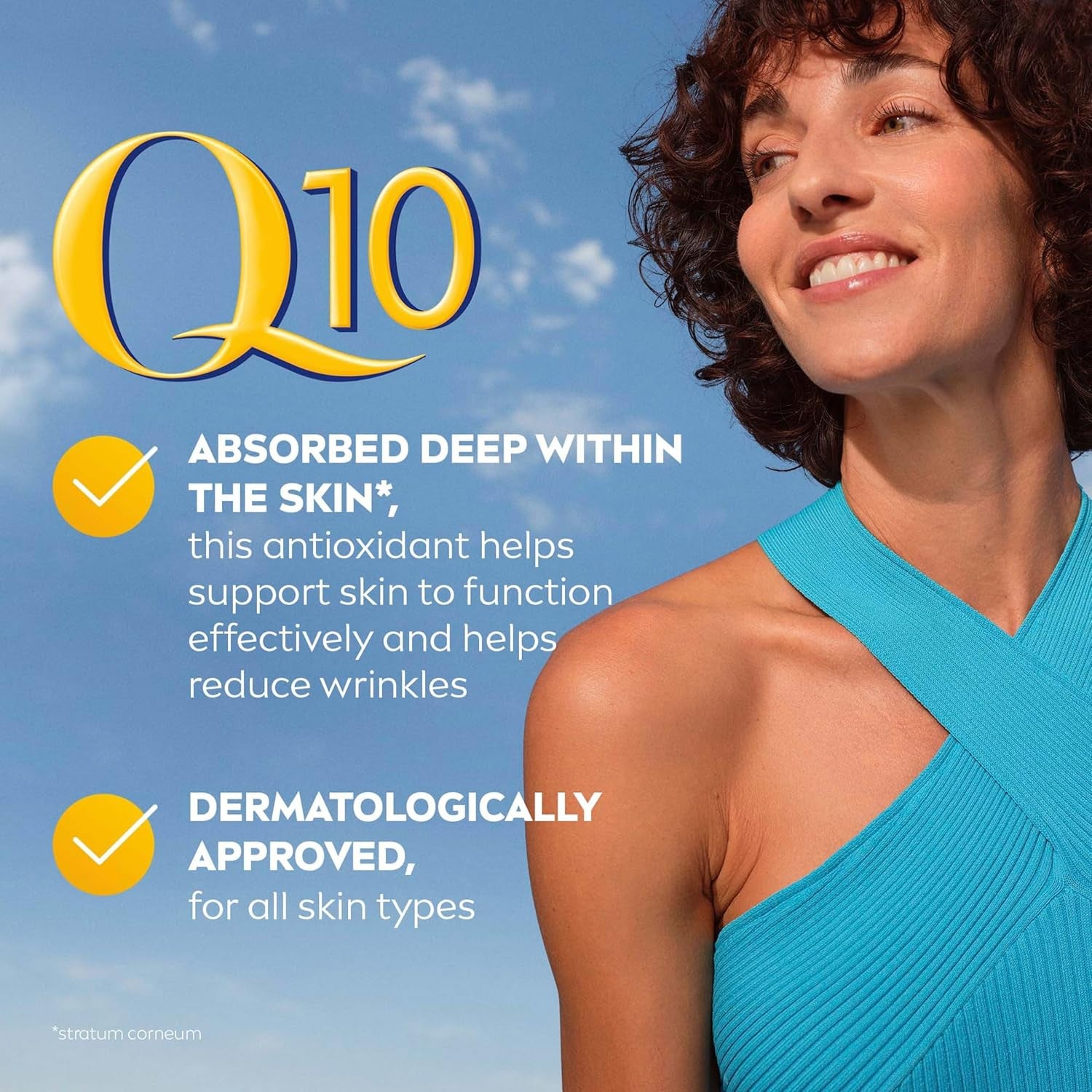 Q10 Day Cream 50Ml|Face Cream| Anti-Ageing and Anti-Wrinkle | SPF 15