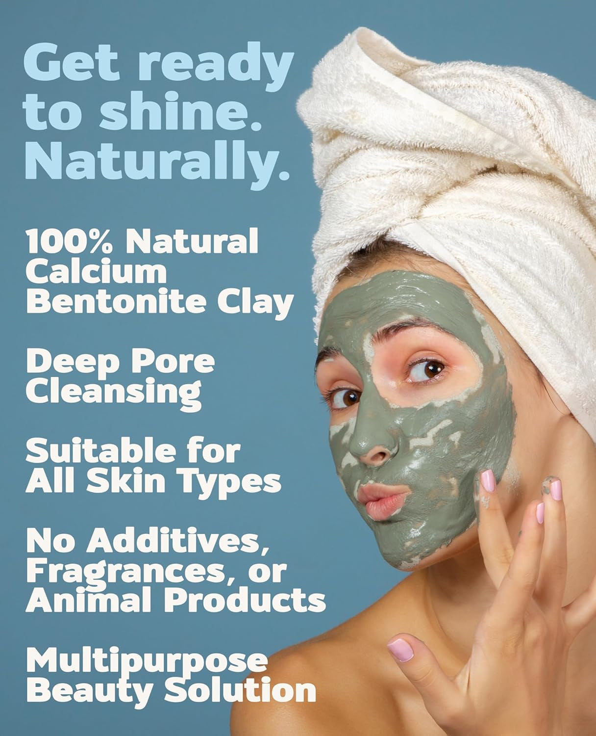 Indian Healing Clay by  for Unisex - 2 Lb Clay, 908 Gram