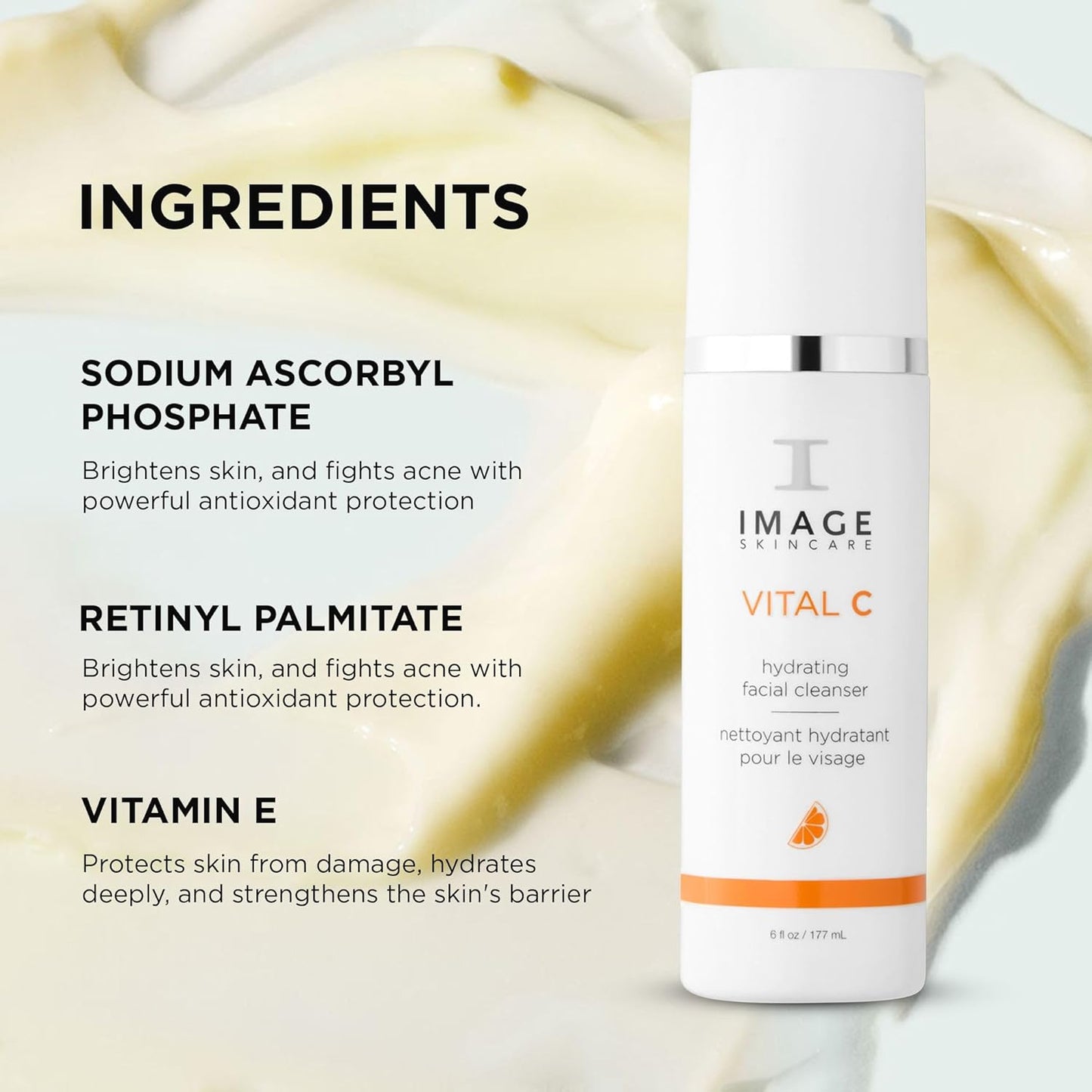Skincare Vital C Hydrating Facial Cleanser, 177Ml