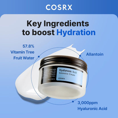 Hyaluronic Acid Intensive Cream 100G | Wrinkle Cream | Korean Skin Care, Animal Testing Free, Paraben Free
